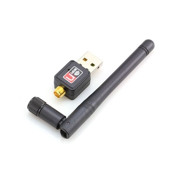 

USB Wi-Fi сетевой адаптер 150Мб, 802.11n, RTL8188FTV, с антенной
