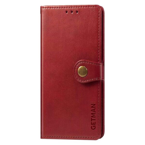 

Кожаный чехол книжка GETMAN Gallant (PU) для Samsung Galaxy M01 Core / A01 Core (Красный)