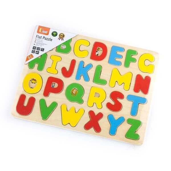 

Деревянный пазл Viga Toys Английский алфавит, заглавные буквы (58543)
