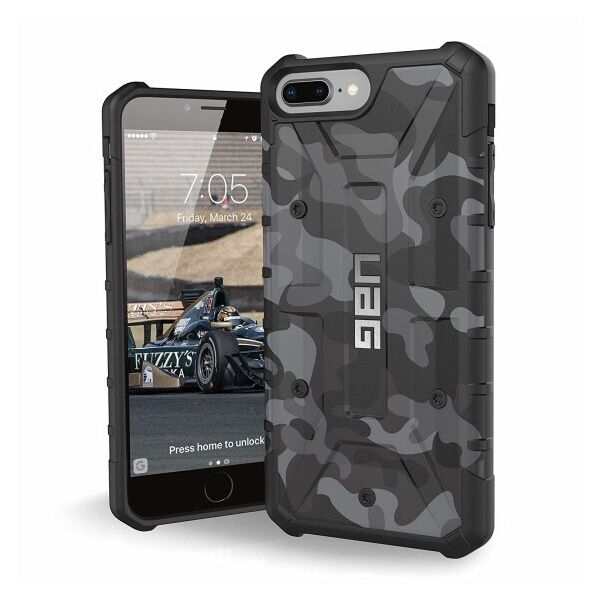 

Ударопрочный чехол UAG Pathfinder камуфляж для Apple iPhone 6/6s plus / 7 plus/8 plus (Серый)