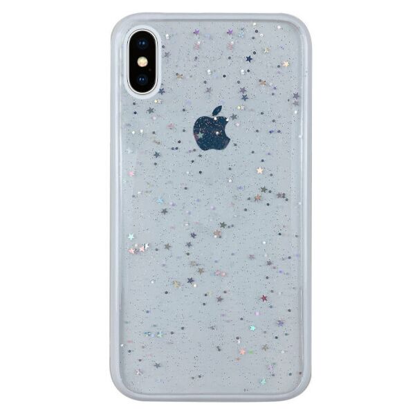 

Защитный чехол Shiny Stars с блестками для Apple iPhone XS Max (6.5") (Белый)