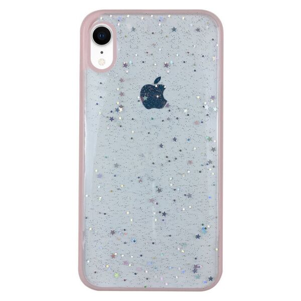 

Защитный чехол Shiny Stars с блестками для Apple iPhone XR (6.1") (Розовый)