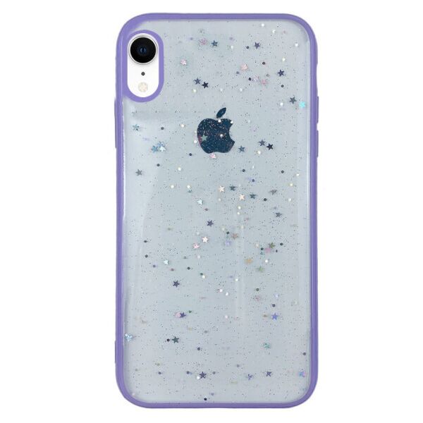 

Защитный чехол Shiny Stars с блестками для Apple iPhone XR (6.1") (Сиреневый)