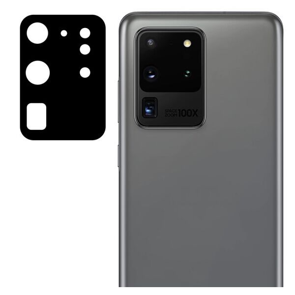 

Гибкое защитное стекло 0.18mm на камеру (тех.пак) для Samsung Galaxy S20 Ultra (Черный)