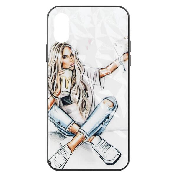 

TPU+PC чехол Prisma Ladies для Apple iPhone X / XS (5.8") Selfie