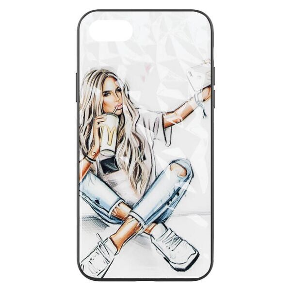 

TPU+PC чехол Prisma Ladies для Apple iPhone 7 / 8 / SE (2020) (4.7") Selfie