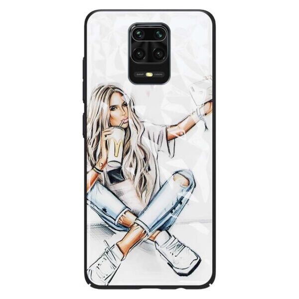 

TPU+PC чехол Prisma Ladies для Xiaomi Redmi Note 9s / Note 9 Pro / Note 9 Pro Max Selfie