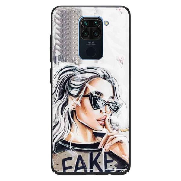 

TPU+PC чехол Prisma Ladies для Xiaomi Redmi Note 9 / Redmi 10X Fake