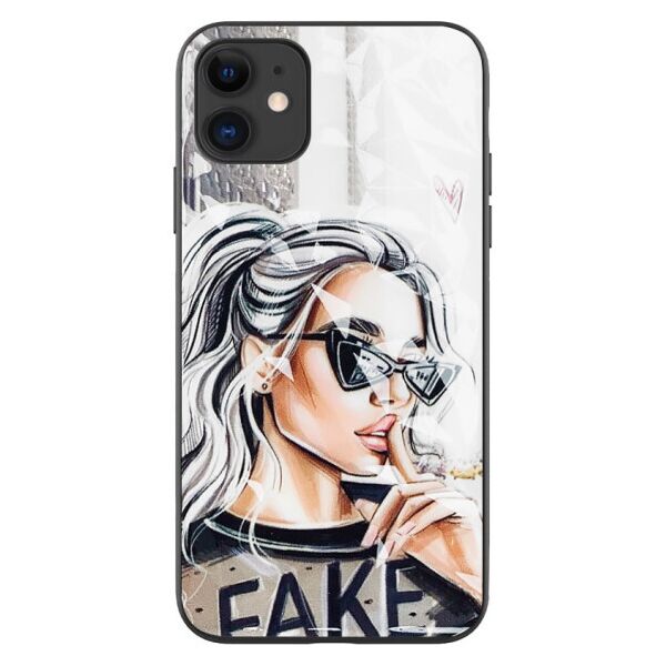 

TPU+PC чехол Prisma Ladies для Apple iPhone 11 (6.1") Fake
