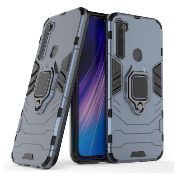 

Ударопрочный чехол Transformer Ring for Magnet с кольцом-подставкой для Xiaomi Redmi Note 8 (Серый)