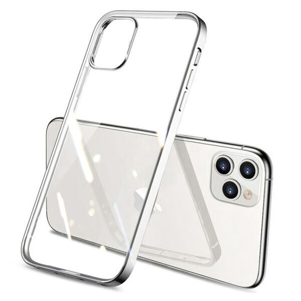 

TPU чехол G-Case Shiny Series для Apple iPhone 12 Pro / 12 (6.1") (Серебряный)