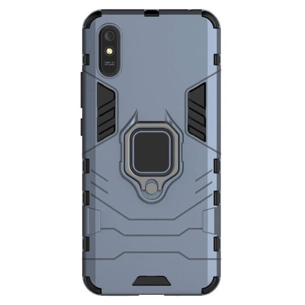 

Ударопрочный чехол Transformer Ring for Magnet с кольцом-подставкой для Xiaomi Redmi 9A (Серый)