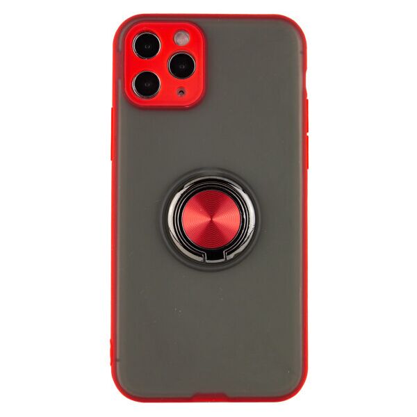 

TPU-PC чехол Deen Shadow Ring series для Apple iPhone 11 Pro Max (6.5") (Красный)