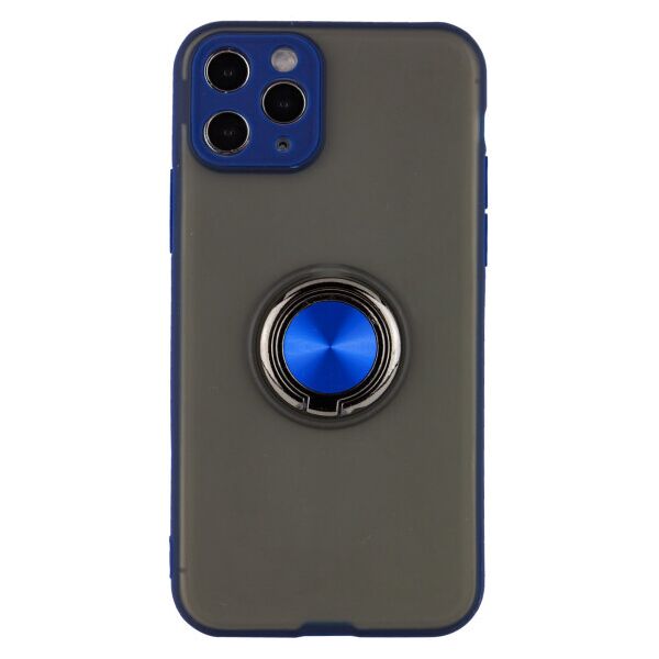 

TPU-PC чехол Deen Shadow Ring series для Apple iPhone 11 Pro Max (6.5") (MediumBlue)