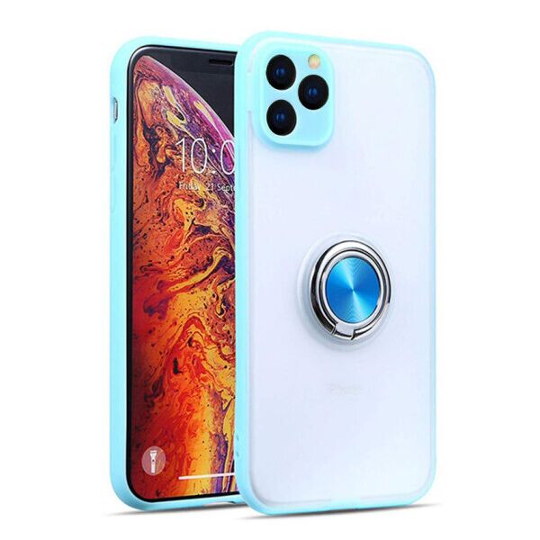 

TPU-PC чехол Deen Shadow Ring series для Apple iPhone 11 Pro (5.8") (PaleTurquoise)