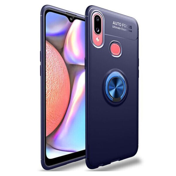 

Силиконовый чехол Deen ColorRing под магнитный держатель для Samsung Galaxy A10s (DarkBlue)