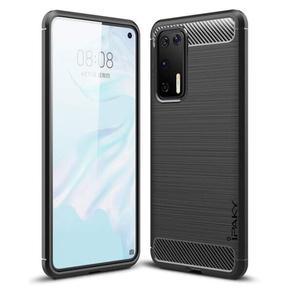 

Противоударный силиконовый чехол iPaky Slim Series для Huawei P40 (Черный)