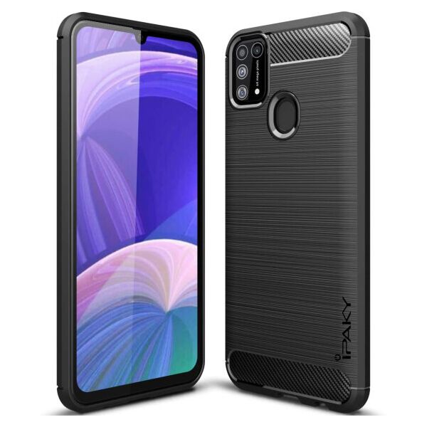 

Противоударный силиконовый чехол iPaky Slim Series для Samsung Galaxy M31 (Черный)