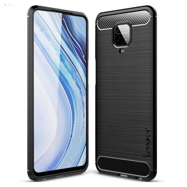 

Противоударный силиконовый чехол iPaky Slim Series для Xiaomi Redmi Note 9s / Note 9 Pro / Note 9 Pro Max (Черный)
