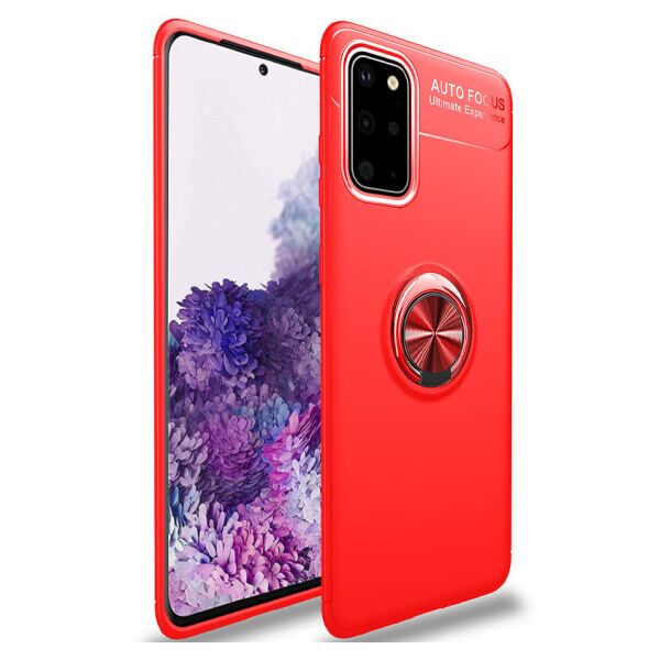 

Силиконовый чехол Deen ColorRing под магнитный держатель для Samsung Galaxy S20 (Красный / Красный)