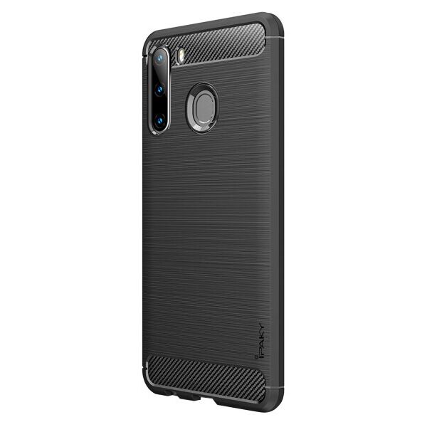 

Противоударный силиконовый чехол iPaky Slim Series для Samsung Galaxy A21 (Черный)