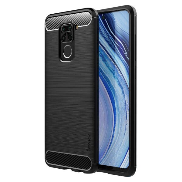 

Противоударный силиконовый чехол iPaky Slim Series для Xiaomi Redmi Note 9 (Черный)
