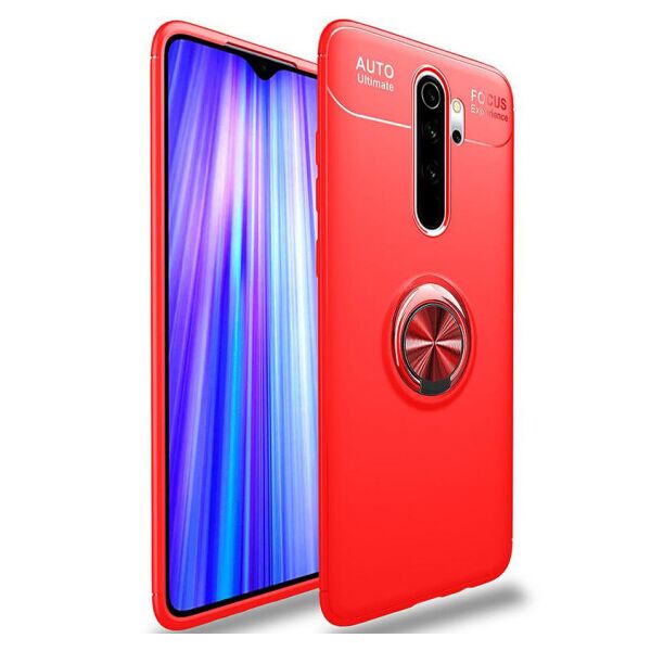 

Силиконовый чехол Deen ColorRing под магнитный держатель для Xiaomi Redmi Note 8 Pro (Красный / Красный)