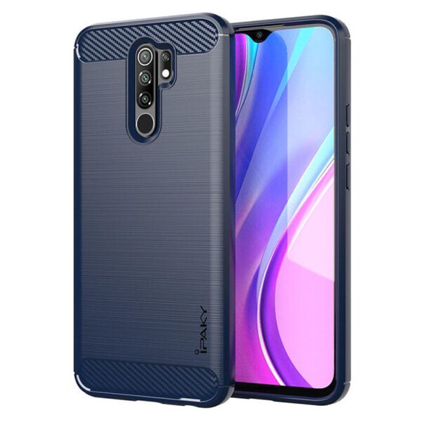 

Противоударный силиконовый чехол iPaky Slim Series для Xiaomi Redmi 9 (Синий)