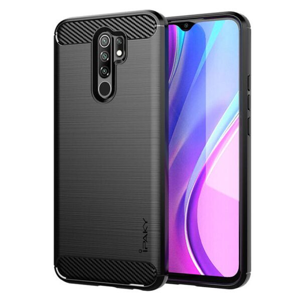 

Противоударный силиконовый чехол iPaky Slim Series для Xiaomi Redmi 9 (Черный)