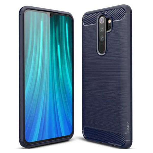 

Противоударный силиконовый чехол iPaky Slim Series для Xiaomi Redmi Note 8 Pro (Синий)