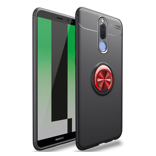 

Силиконовый чехол Deen ColorRing под магнитный держатель для Xiaomi Redmi 8 (Черный / Красный)