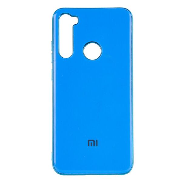 

Силиконовый чехол GLOSSY LOGO для Xiaomi Redmi Note 8 (Голубой)