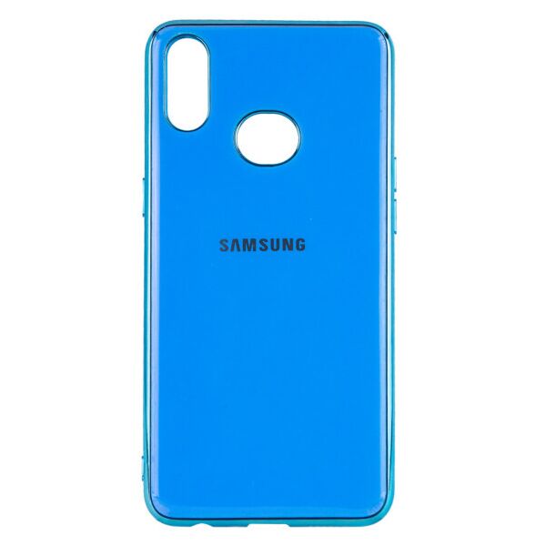 

Силиконовый чехол GLOSSY LOGO для Samsung Galaxy A10S (DeepSkyBlue)