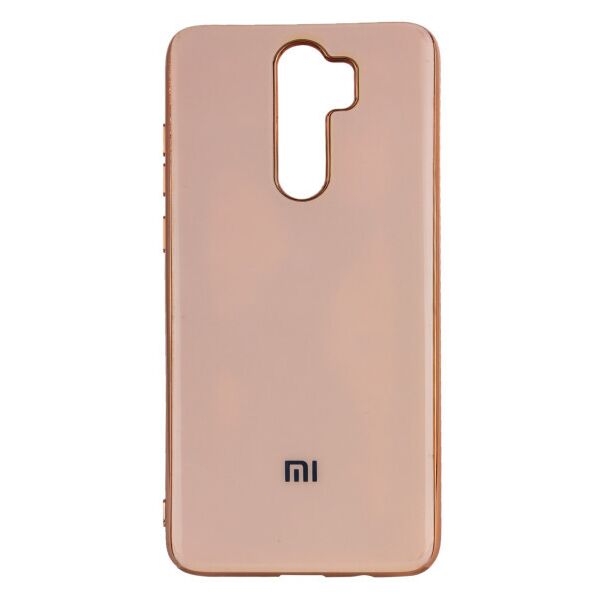 

Силиконовый чехол GLOSSY LOGO для Xiaomi Redmi Note 8 Pro (Розовый)
