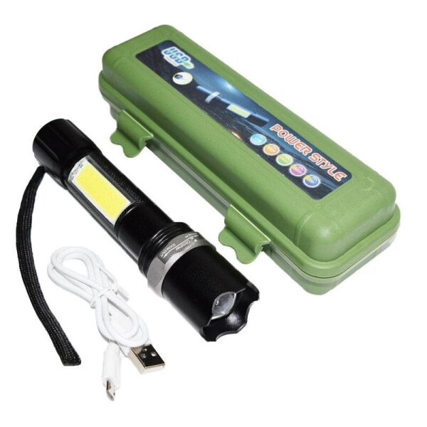 

Фонарь аккумуляторный BL-9626 COB с usb 5391