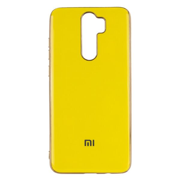 

Силиконовый чехол GLOSSY LOGO для Xiaomi Redmi Note 8 Pro (Желтый)