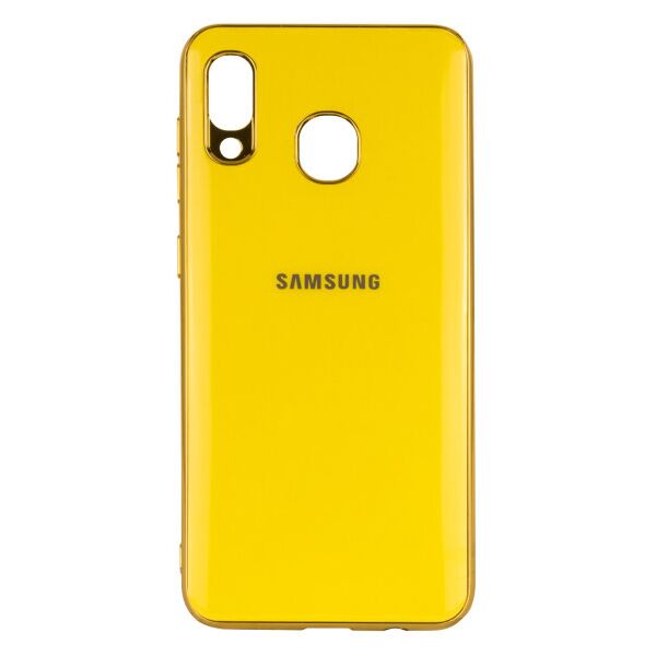 

Силиконовый чехол GLOSSY LOGO для Samsung Galaxy A20 / A30 (Желтый)