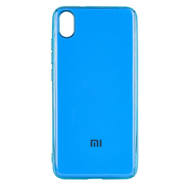 

Силиконовый чехол GLOSSY LOGO для Xiaomi Redmi 7A (Голубой)