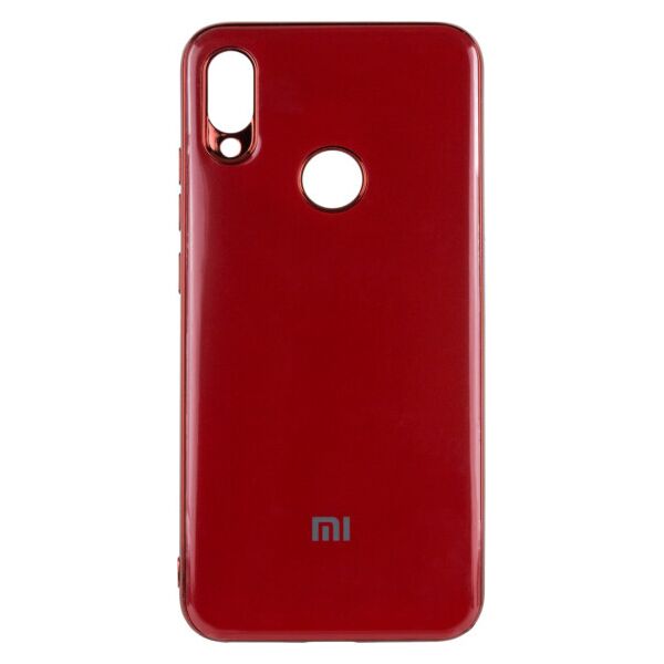 

Силиконовый чехол GLOSSY LOGO для Xiaomi Redmi 7 (Красный)