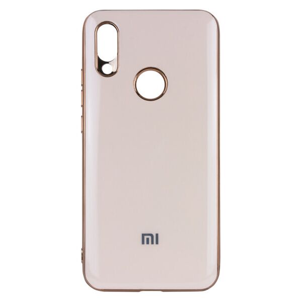 

Силиконовый чехол GLOSSY LOGO для Xiaomi Redmi 7 (Розовый)