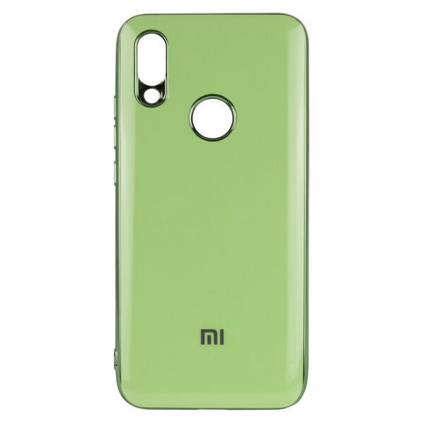 

Силиконовый чехол GLOSSY LOGO для Xiaomi Redmi 7 (Салатовый)