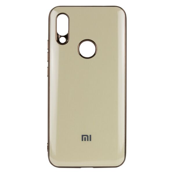 

Силиконовый чехол GLOSSY LOGO для Xiaomi Redmi Note 7 / Note 7 Pro / Note 7s (Tan)