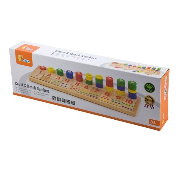 

Деревянный учебный набор Viga Toys Цифры и счет (59072)