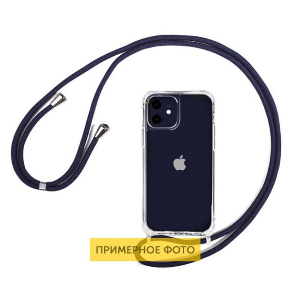 

Чехол Crossbody Case на шнурке для Apple iPhone X / XS (5.8") (Синий)