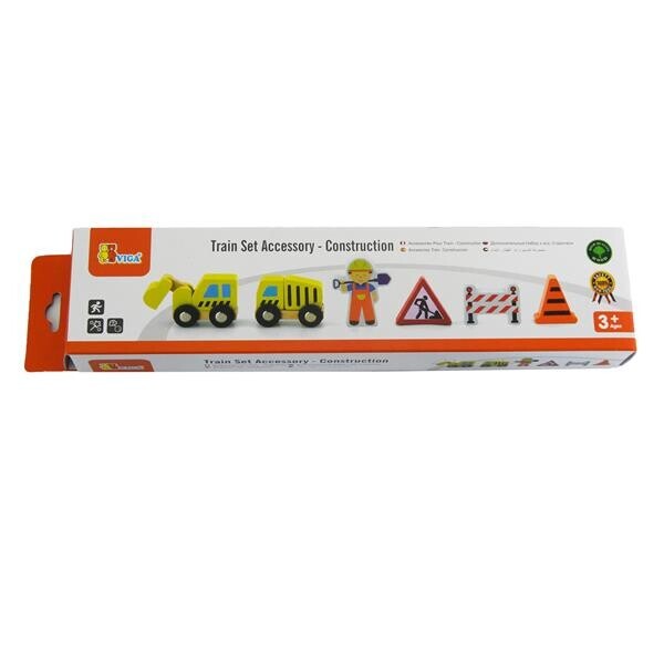 

Набор для железной дороги Viga Toys Дорожные работы (50813)