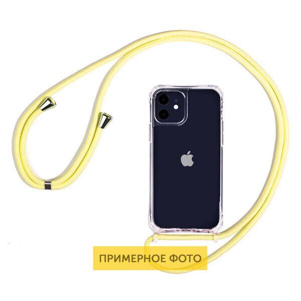 

Чехол Crossbody Case на шнурке для Apple iPhone 7 / 8 / SE (2020)(4.7") (Желтый)