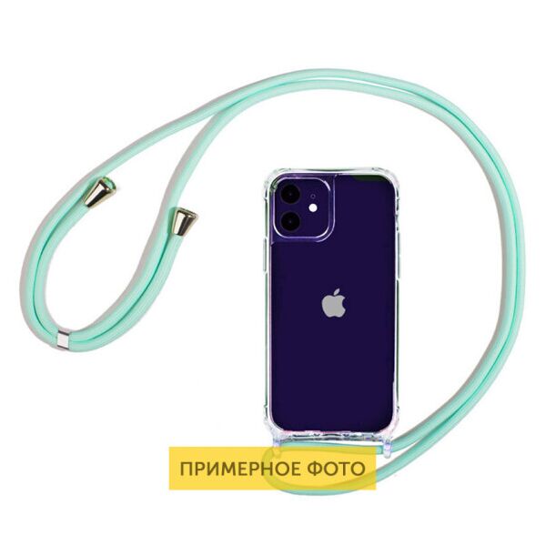 

Чехол Crossbody Case на шнурке для Apple iPhone 11 Pro Max (6.5") (Бирюзовый)