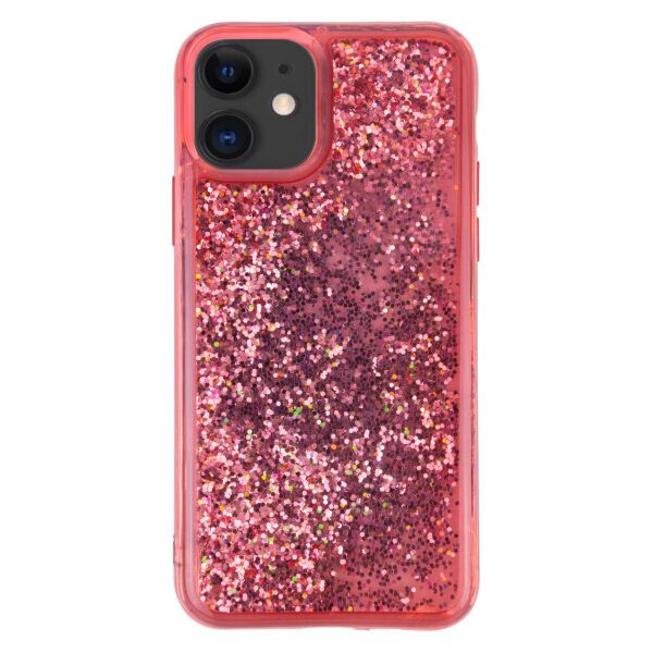 

Переливающийся чехол Sparkle с блестками для Apple iPhone 11 (6.1") (Красный)