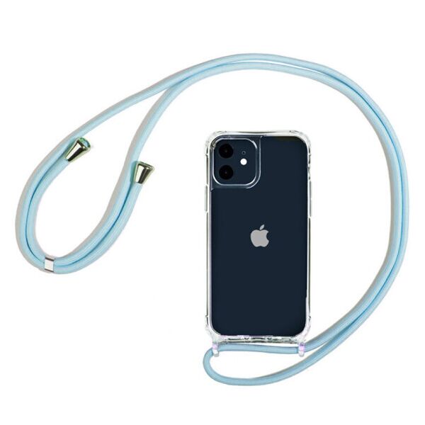 

Чехол Crossbody Case на шнурке для Apple iPhone 11 (6.1") (Голубой)