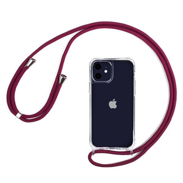 

Чехол Crossbody Case на шнурке для Apple iPhone 11 (6.1") (DarkRed)